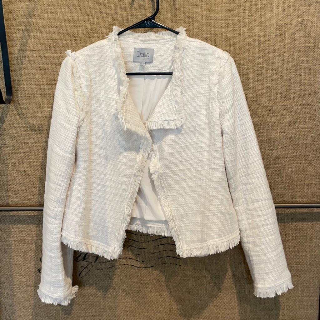 Off White Crop Jacket